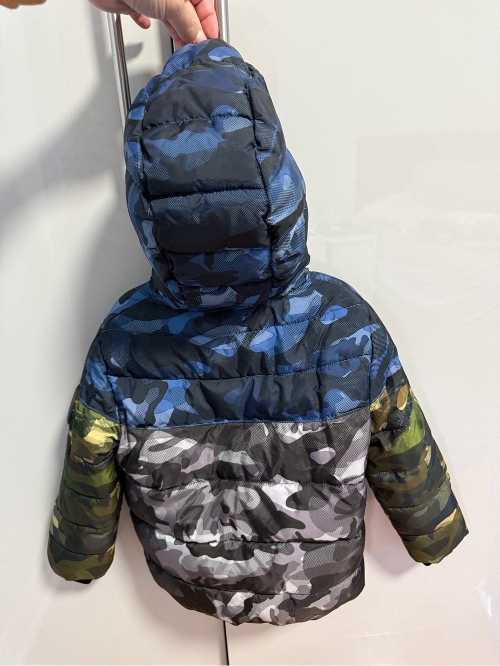 3-4T Nike Kids Camo Colorblock Puffer Jacket - Picture 5 of 9